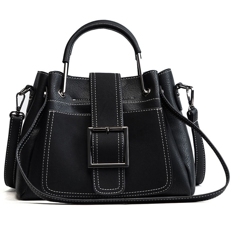 Bolso Tote Grande de Cuero — Bolso de Hombro y Bandolera para Mujer