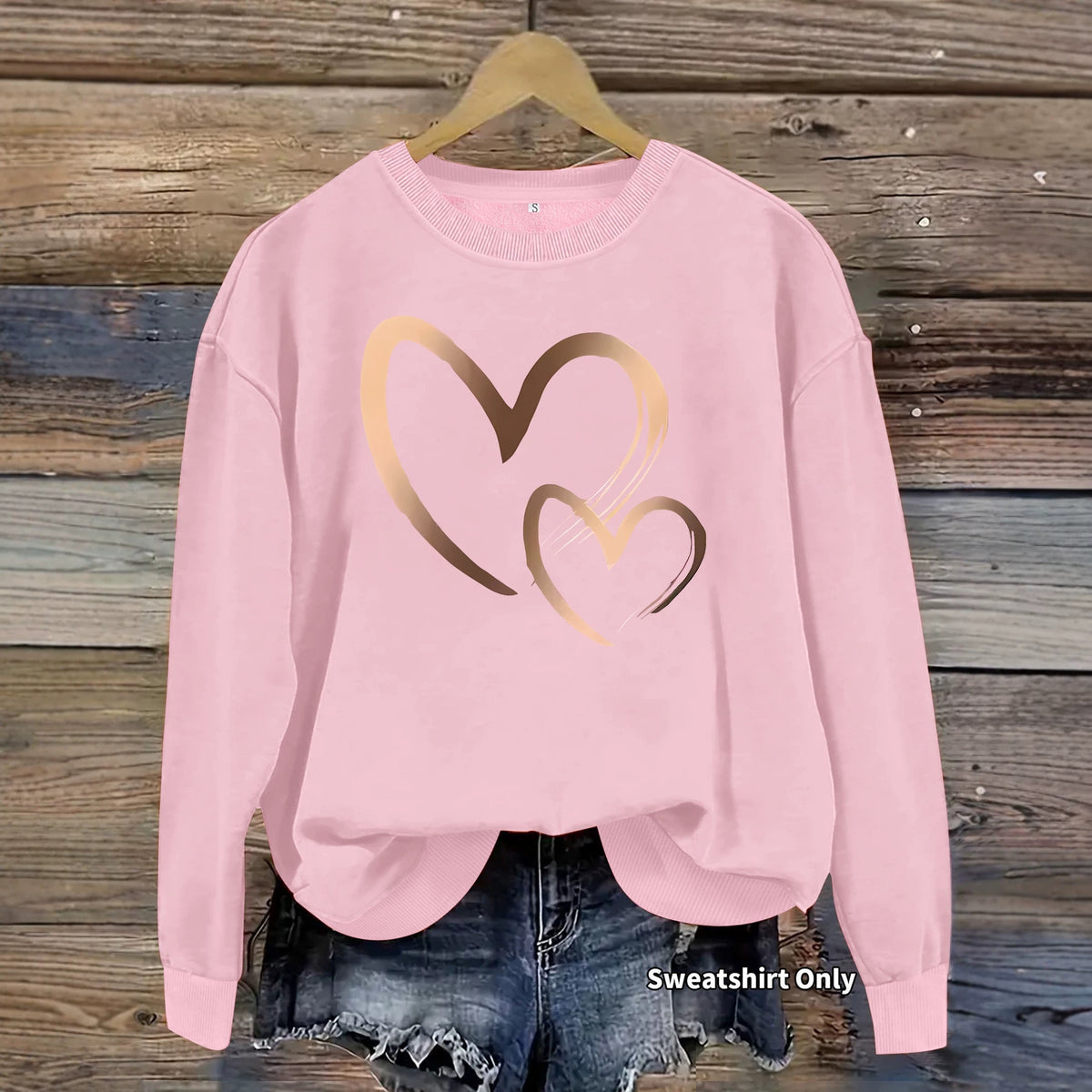 Sudadera Holgada de Terciopelo