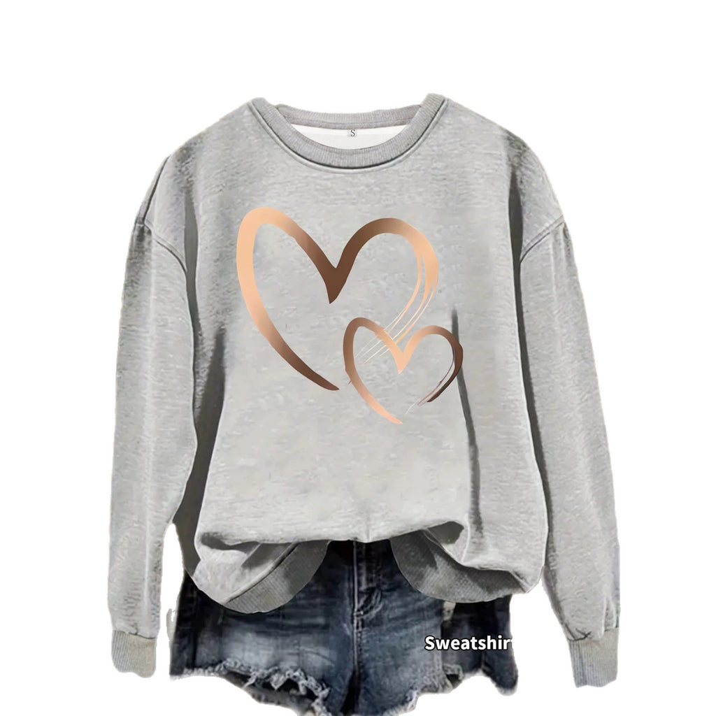 Sudadera Holgada de Terciopelo