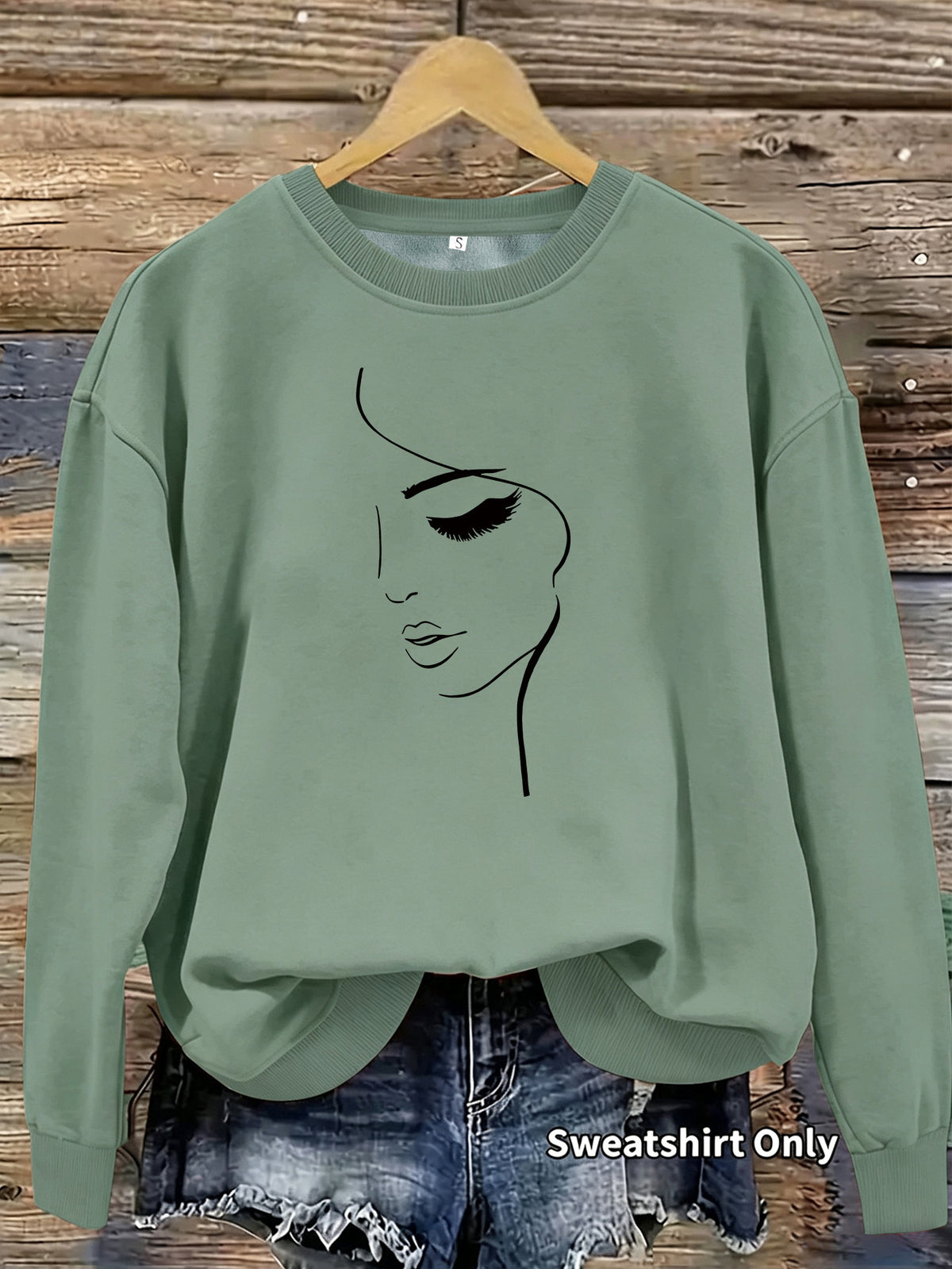 Sudadera con Capucha de Forro Polar y Manga Larga