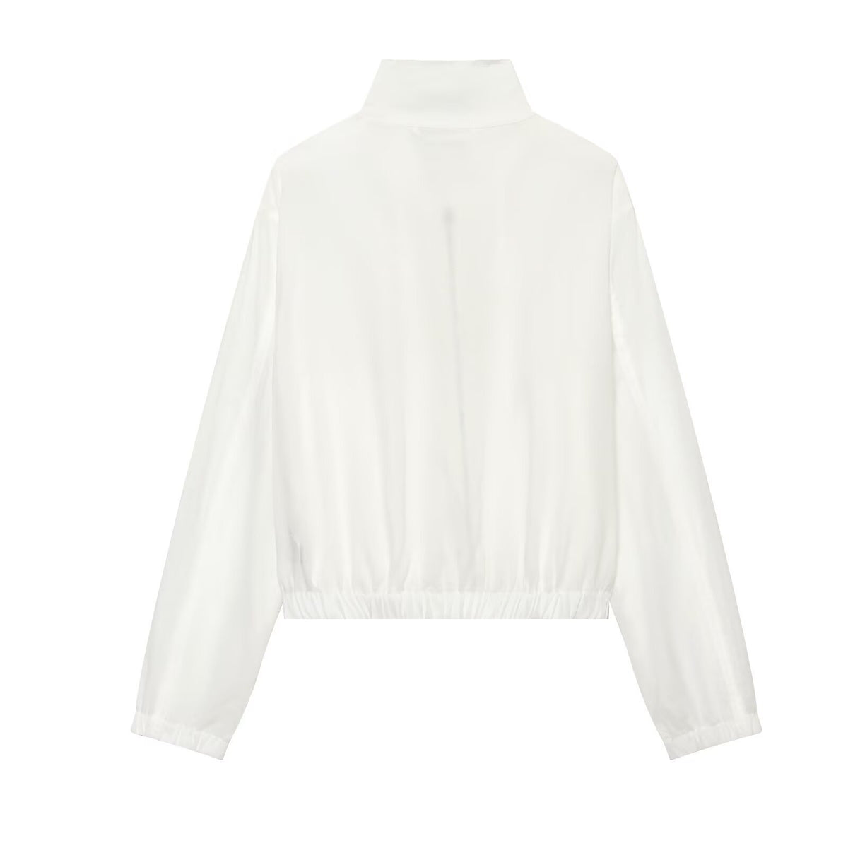Chaqueta con Botonadura, Cuello, Bolsillos y Elástico