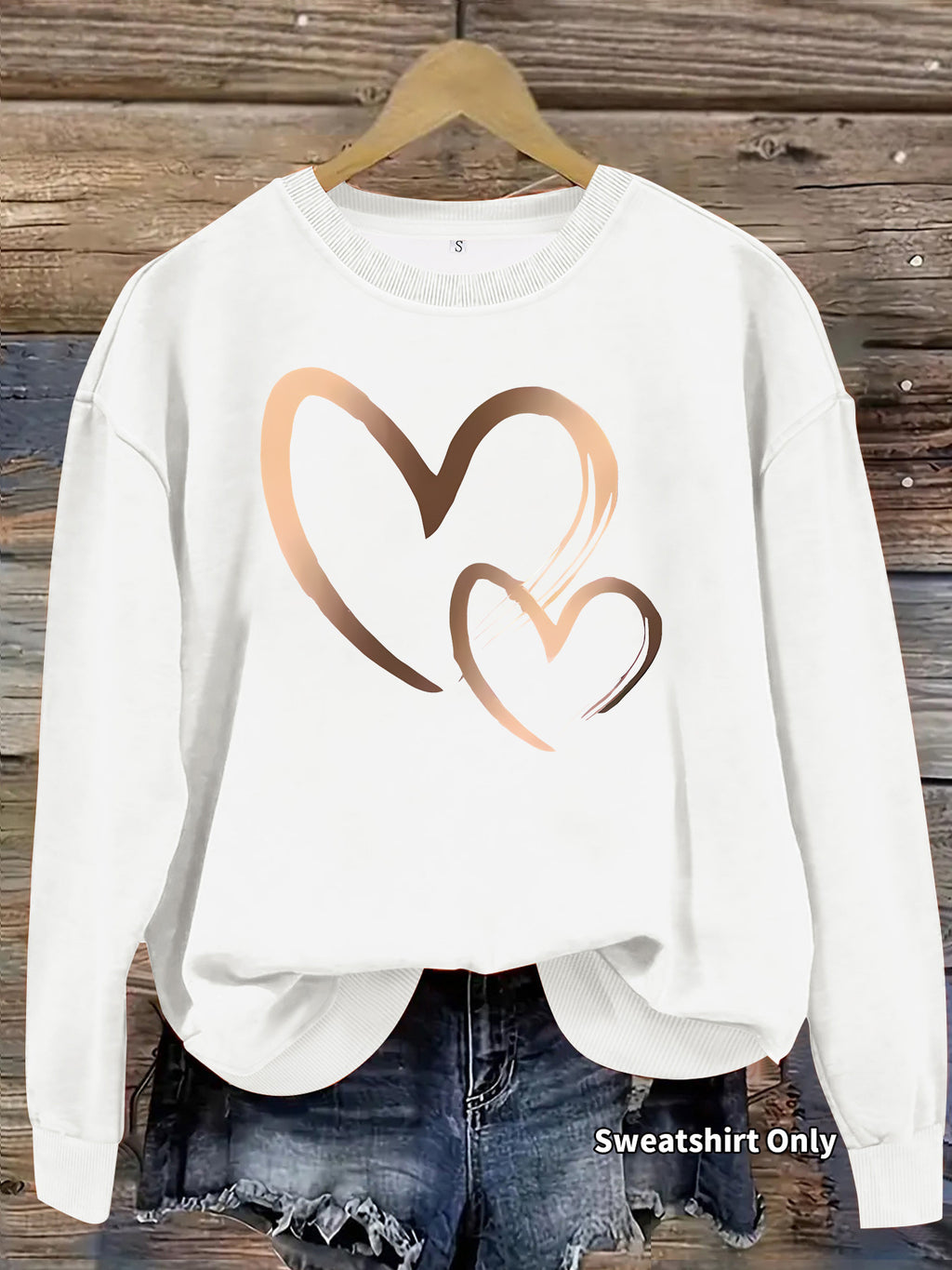 Sudadera Holgada de Terciopelo