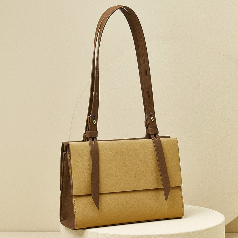 Bolso Tote de Piel Genuina con Diseño Versátil y Acabados Premium