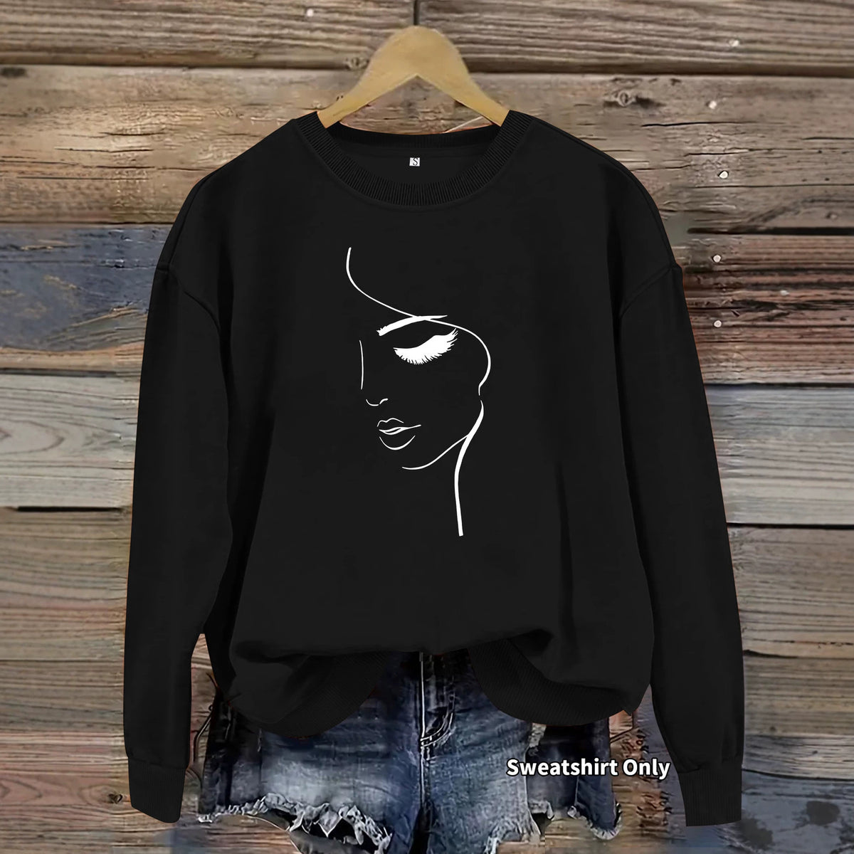 Sudadera con Capucha de Forro Polar y Manga Larga