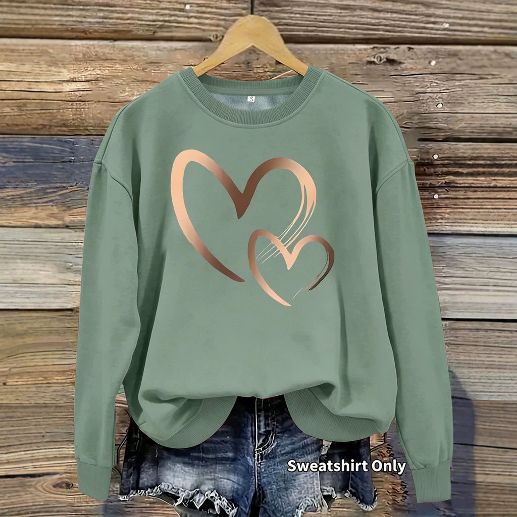 Sudadera Holgada de Terciopelo