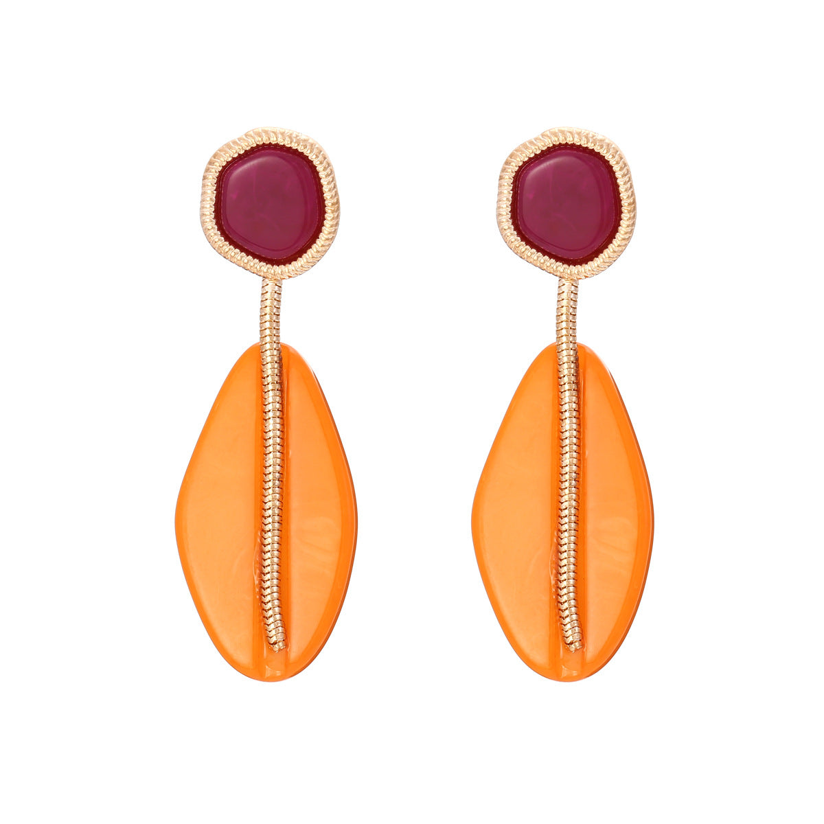 Pendientes de Resina Gota de Agua — Joyería Casual y de Fiesta