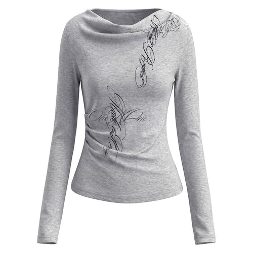 Camisa de Manga Larga con Pinzas Laterales y Corte Slim para Mujer