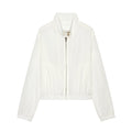 Chaqueta con Botonadura, Cuello, Bolsillos y Elástico