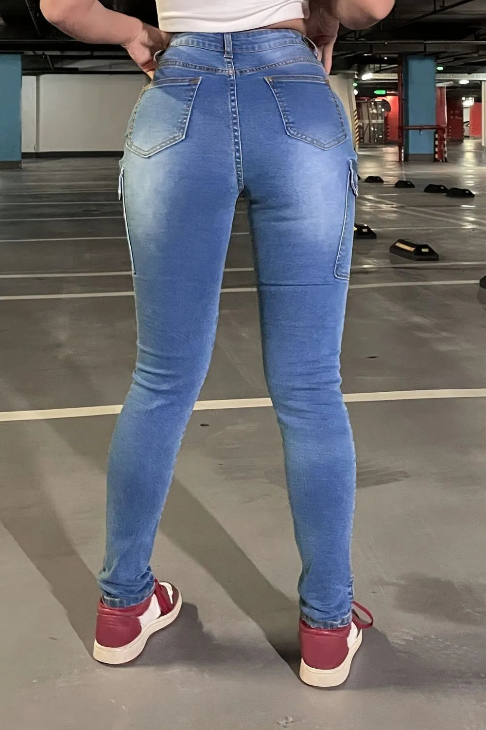 Vaqueros Skinny con Bolsillos