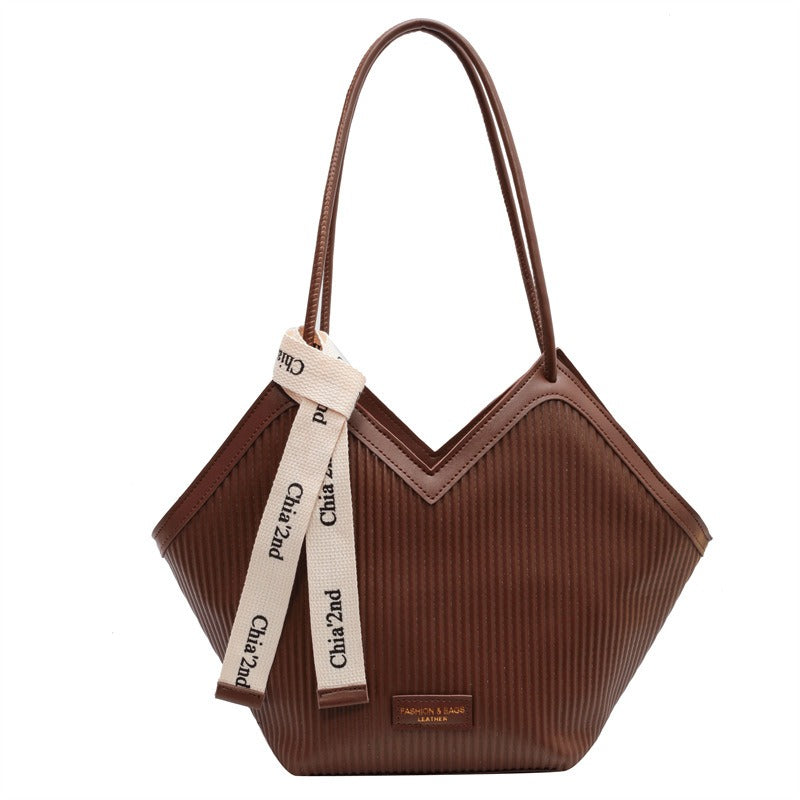 Bolso tote grande para mujer con detalle de letras