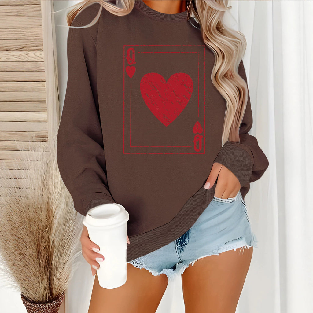 Sudadera holgada de terciopelo