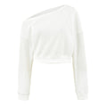 Sudadera holgada de hombros descubiertos