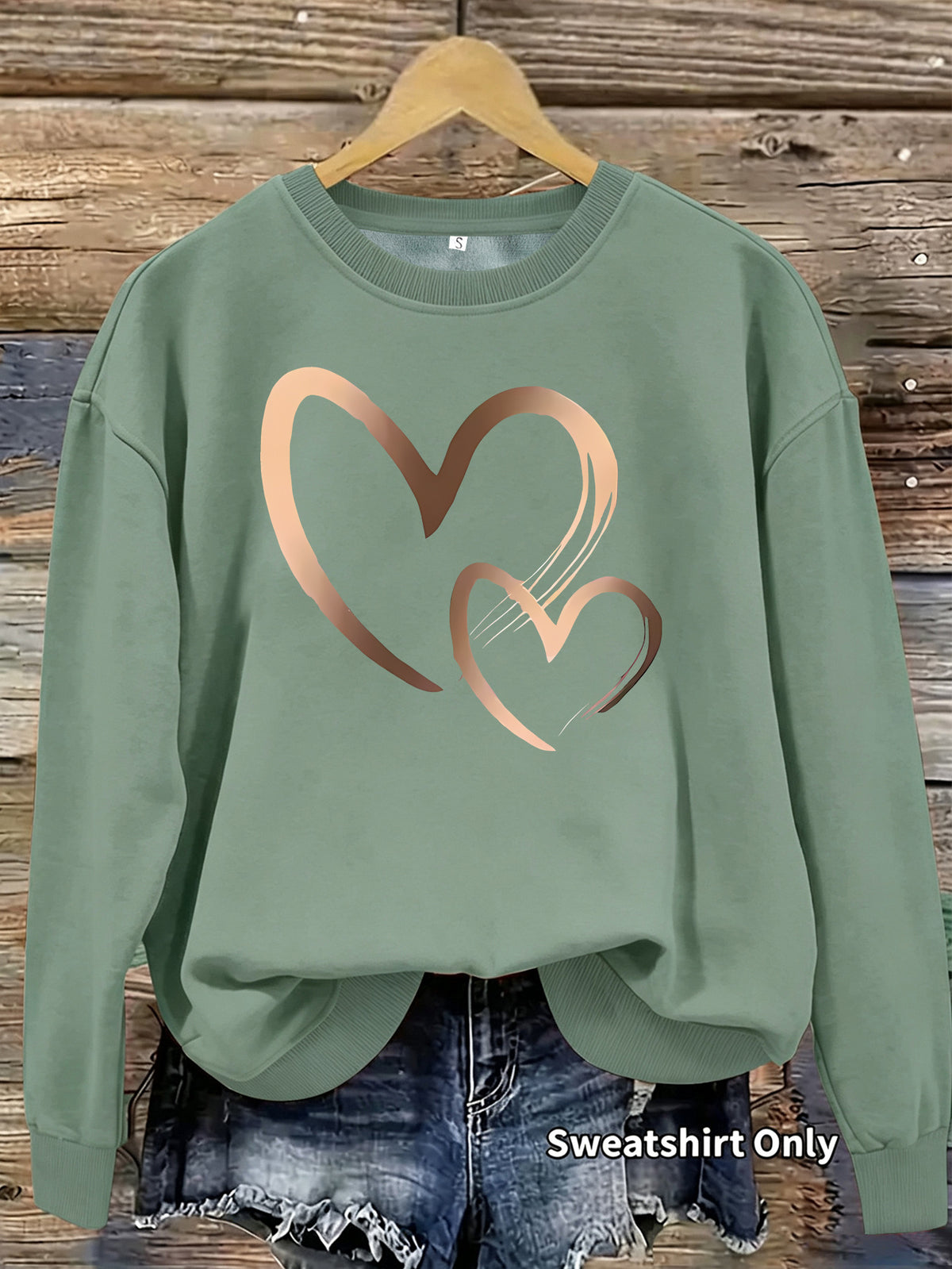 Sudadera Holgada de Terciopelo